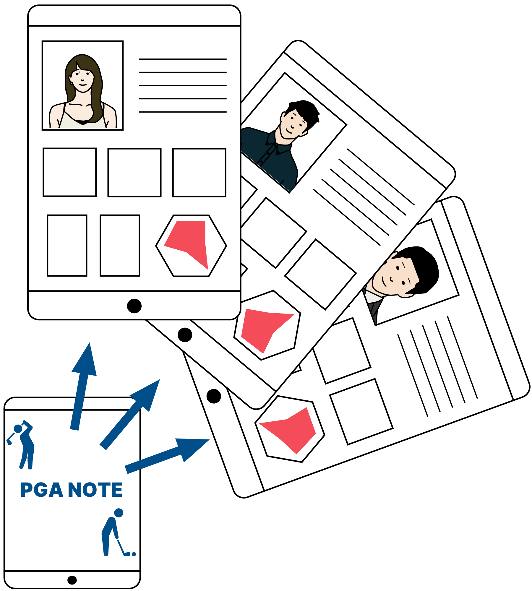 情報の入力・管理が簡単に